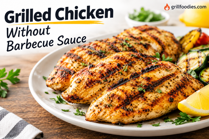 Grilled Chicken Without Barbecue Sauce