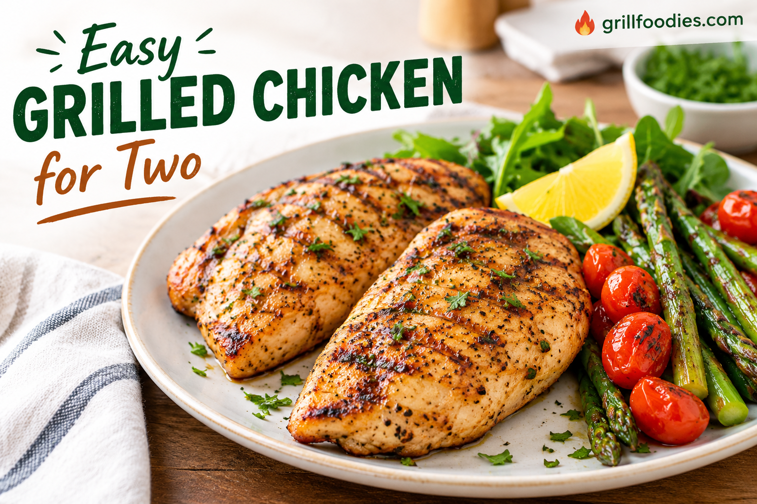 Easy Grilled Chicken for Two