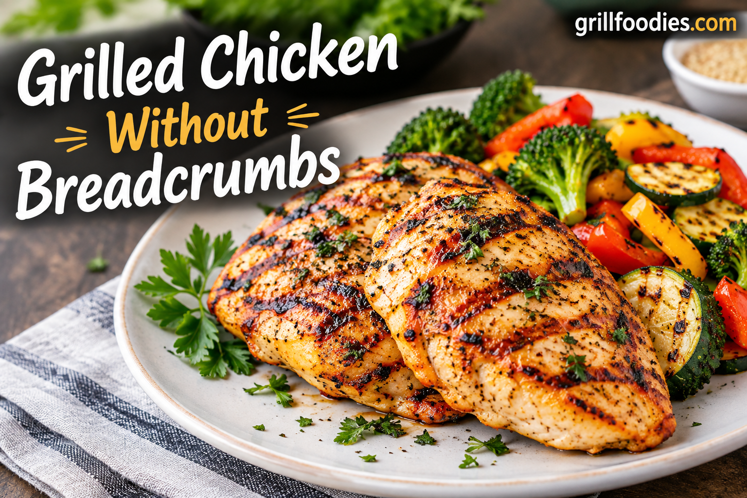 Grilled Chicken Without Breadcrumbs