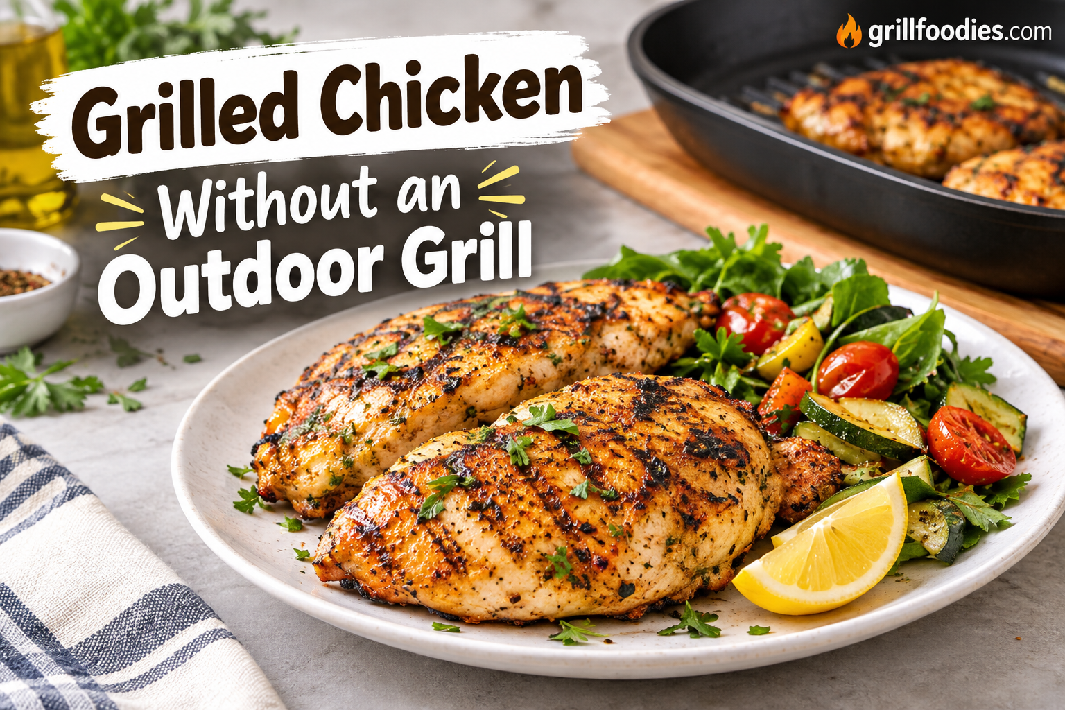Grilled Chicken Without an Outdoor Grill