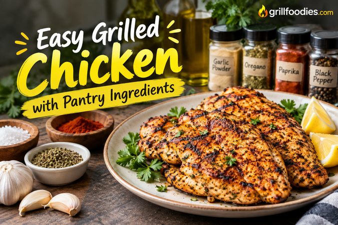 Easy Grilled Chicken with Pantry Ingredients