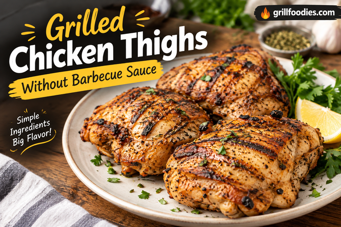 Grilled Chicken Thighs Without Barbecue Sauce