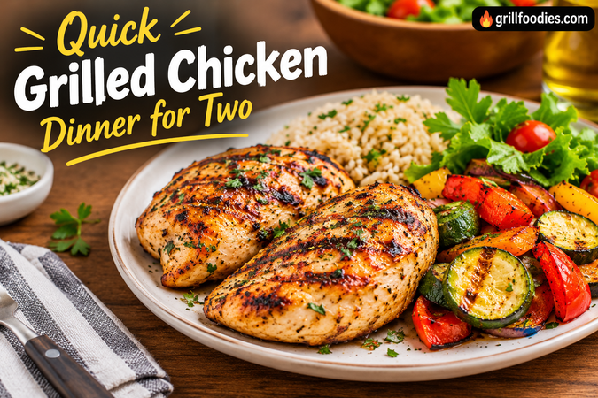 Quick Grilled Chicken Dinner for Two