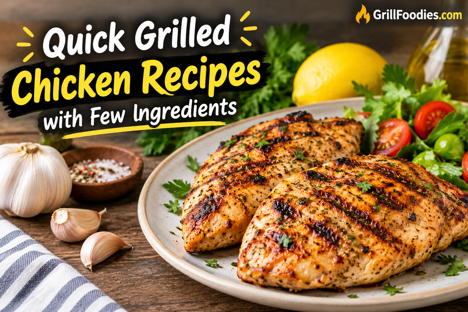 Quick Grilled Chicken Recipes With Few Ingredients